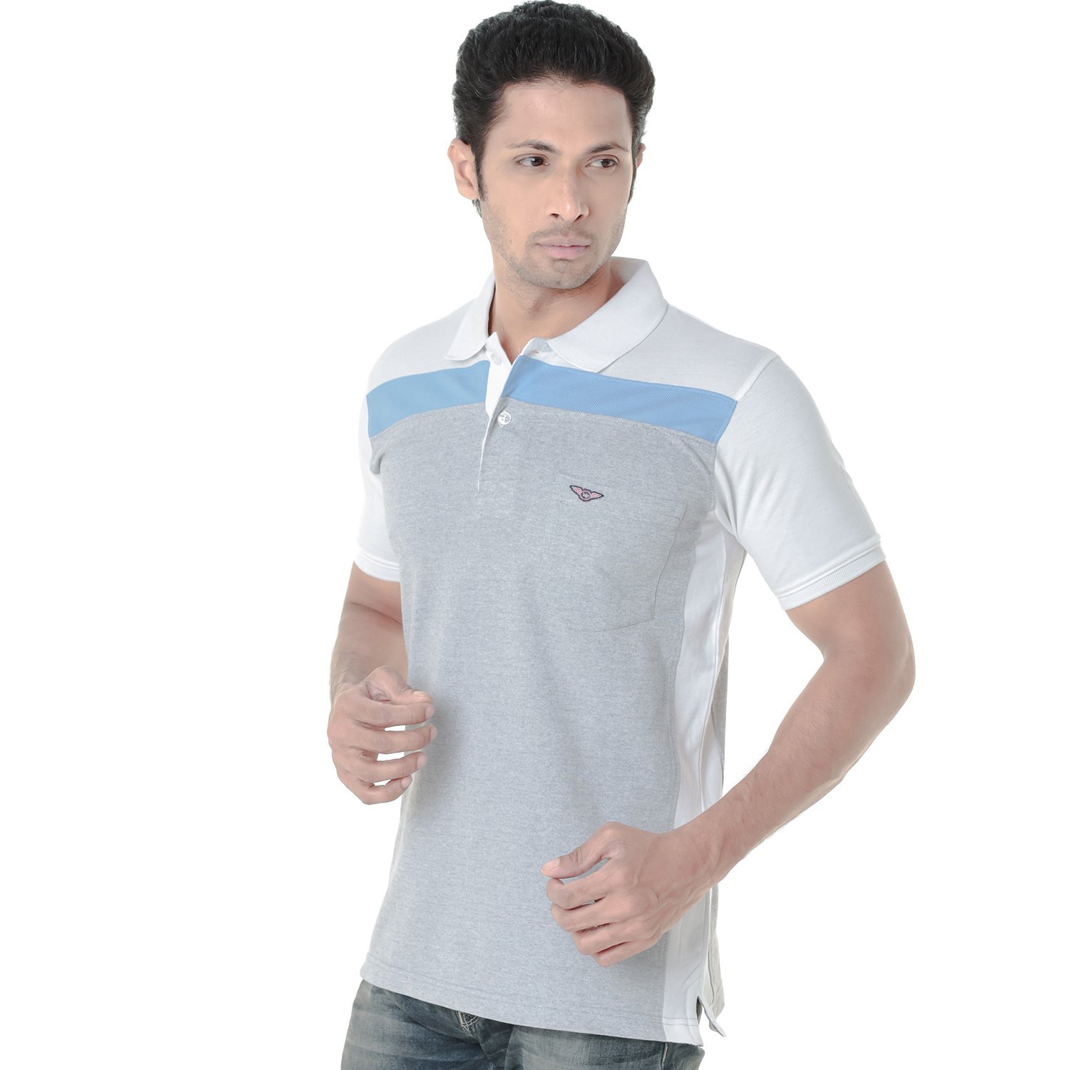 wexford men's cotton half sleeve polo t-shirt