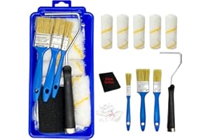 GOLADA 4" Paint Roller Tool Kit,Wall Painting Roller Naps for Professional or Home Owners with All Paints and Stains for House or Commercial Use. (4")