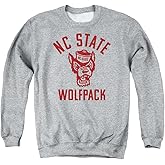 North Carolina State University Official One Color Ncsu Wolfpack Logo Unisex Adult Crewneck Sweatshirt