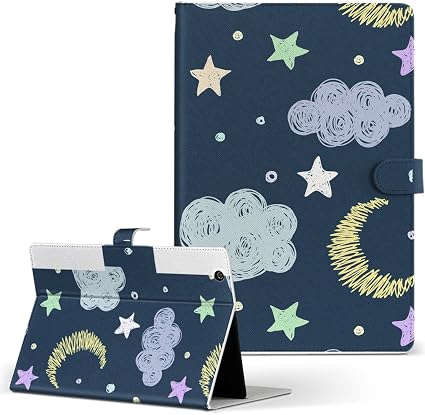 Amazon Igcase Qua Tab 01 Au Kyocera 京セラ キュア タブ タブレット 手帳型 タブレットケース タブレットカバー カバー レザー ケース 手帳タイプ フリップ ダイアリー 二つ折り 直接貼り付けタイプ 009904 空 星 イラスト スマコレ タブレットケース 通販