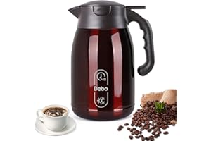 Thermal Coffee Carafe-56oz Vacuum Coffee Carafe for Keeping Hot Liquids,Coffee Carafe,Thermal Stainless Steel, Coffee Carafes