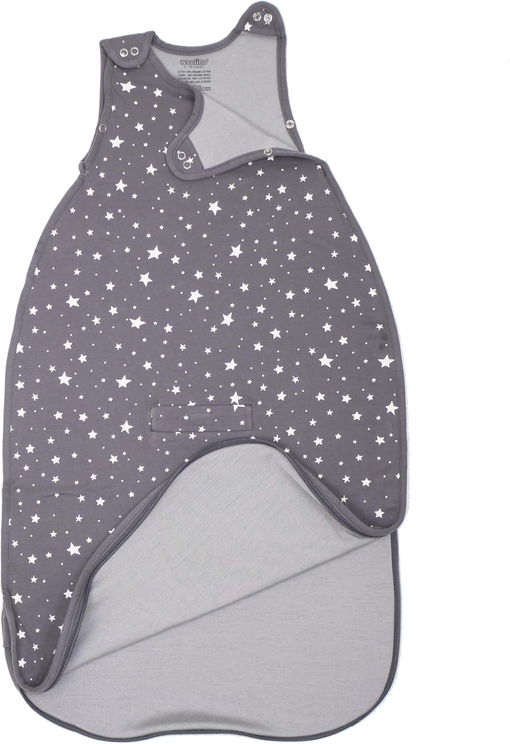 Woolino Ultimate 4 Season Baby Sleeping Bag, Merino Wool Baby Sleep Sack, Organic Cotton Outer - Image 5
