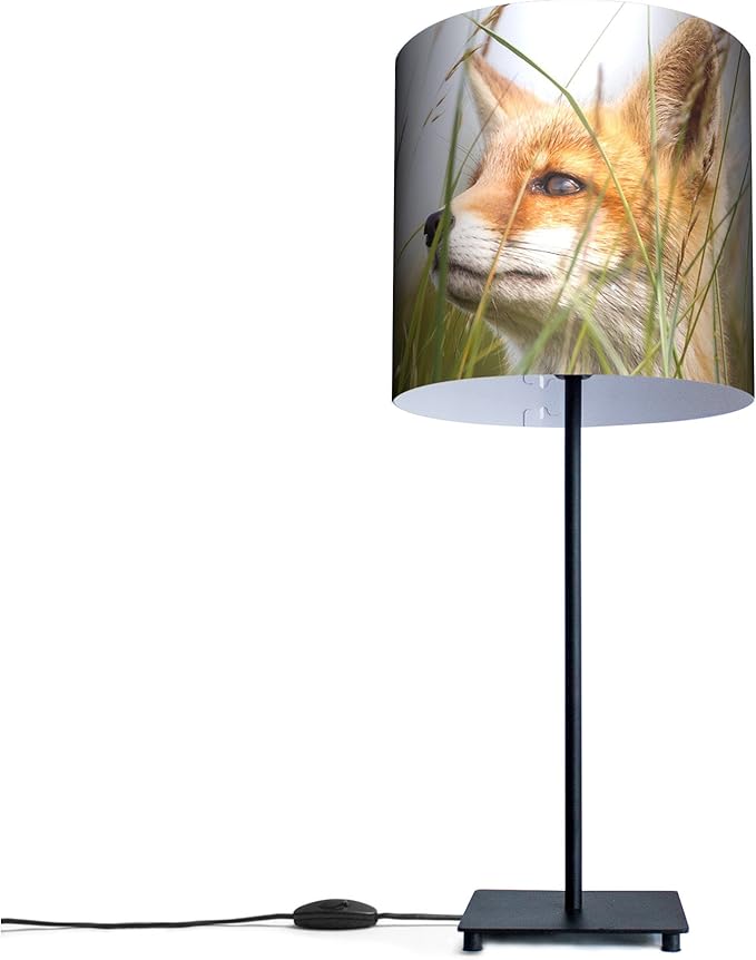 Colourful Design Table Lamp Office Lamp with Fox Motif Amazon.co.uk