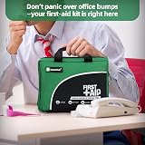 General Medi 160 Piece Compact First Aid Kit Bag Green view 9