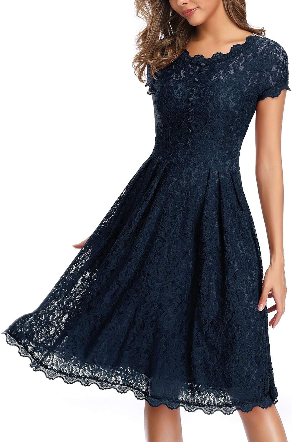 cap sleeve cocktail dress knee length