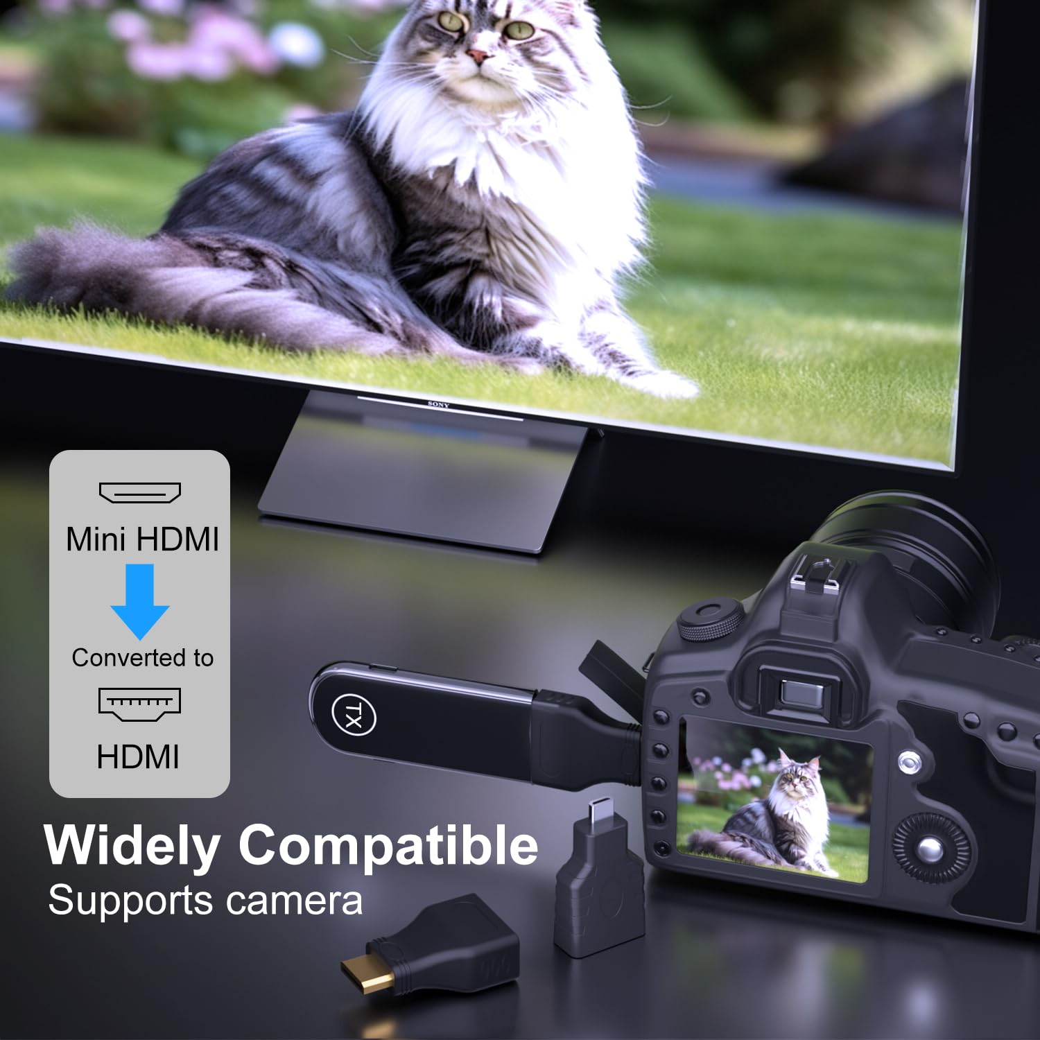 4K Wireless HDMI Transmitter and Receiver 100FT, Plug&Play Portable 2.4G/5G Wireless HDMI Extender, 4K Wireless Display Adapter for Video and Audio Streaming to Monitor from Laptop/TV Box