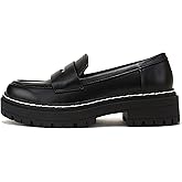 Soda “Eureka” ~ Women Slip On Platform Penny Loafer Lug Sole with Stitched Detail