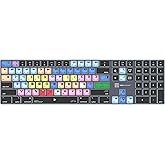 Logickeyboard Wireless Backlit 'Titan' Designed for use with Avid Media Composer on Mac • 'Classic' Layout • p/n LKB-MCOM4-TM