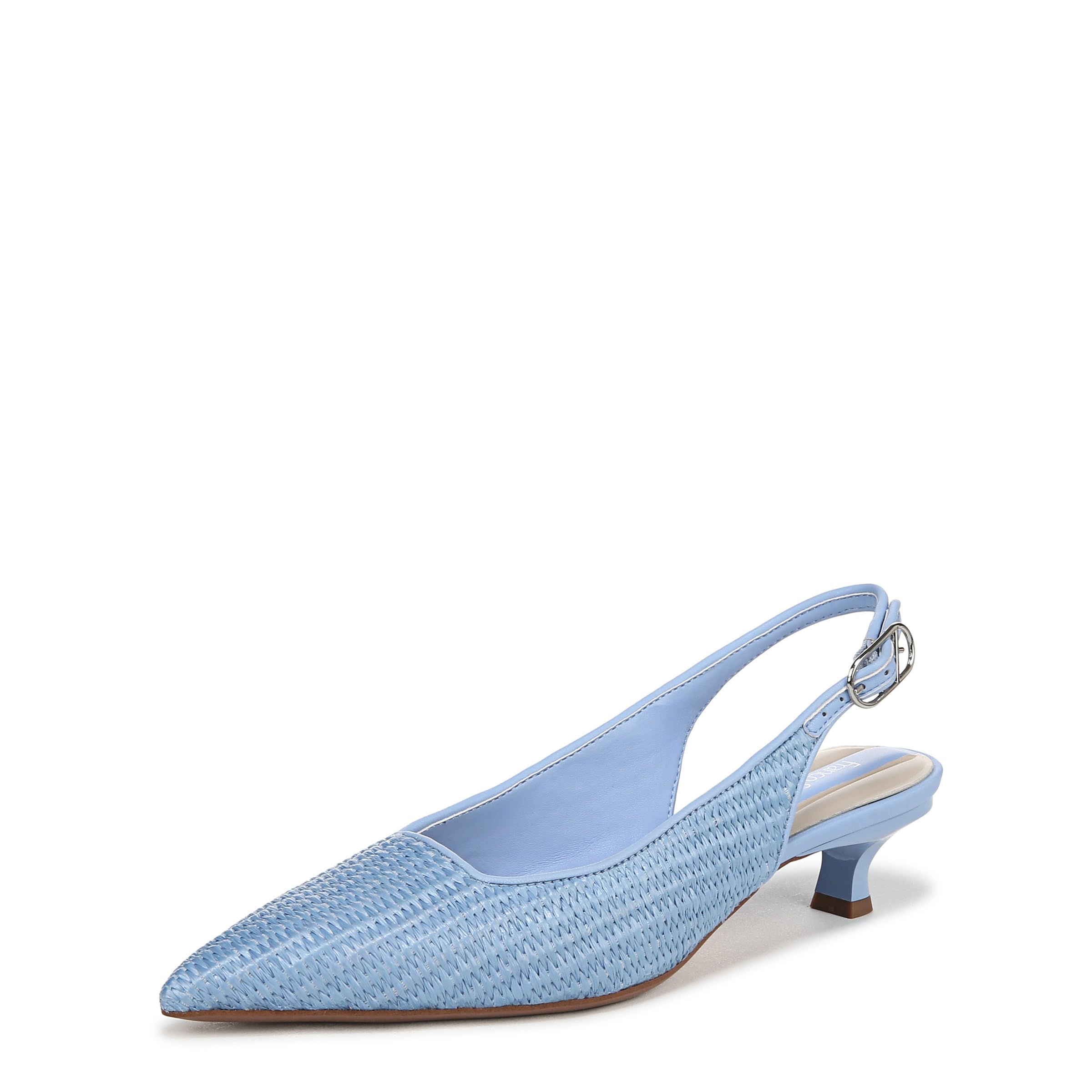 Franco Sarto Womens Marlow Pump Denim Blue Raffia 9 W