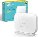 TP-Link TL-MR105 4G LTE WiFi Router 2 LAN/WAN Ports Plug & Play SIM Slot