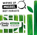 The Cheeky Panda Dry Wipes Bamboo 100 Pack | Soft Strong 100% Bamboo Fibre view 6