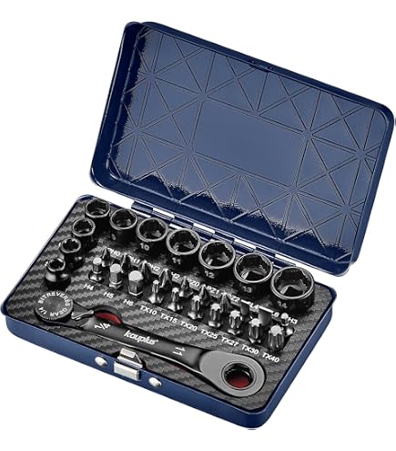 TorSor Right Angle Screwdriver Bit Set 1/4 Inch Drive Mini Ratchet Socket Wrench Set Pocket TorSor Right Angle Screwdriver Bit Set 1/4 Inch Drive Mini Ratchet Socket Wrench Set Pocket