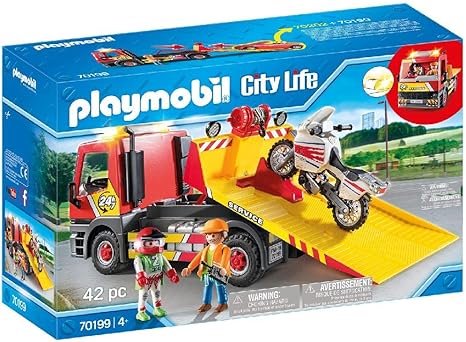 PLAYMOBIL City Life Grúa Remolque, A partir de 4 años (70199 ...