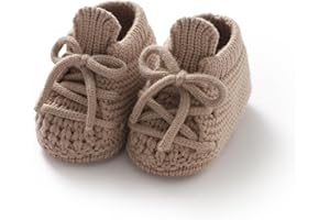 Neiwech Baby Booties Newborn First Walks Shoes Cozy Warm Knit Soft Booties for Infant Boy Girl