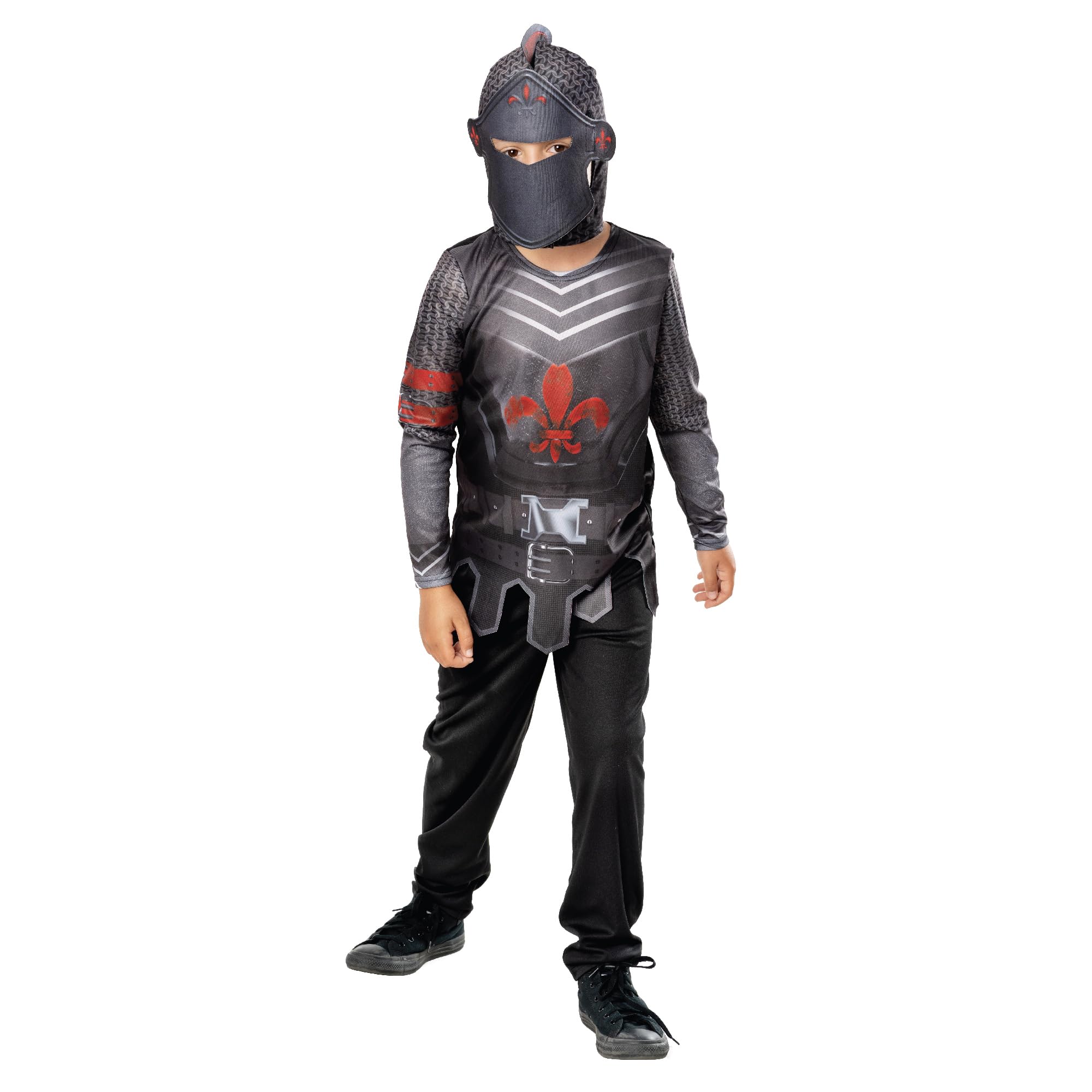 Rubie's 301753S Black Knight Kids Fancy Dress, Boys, Multicolor, 3-4 Years