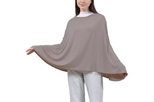 Buvanghes Nursing Cover for Breastfeeding, Cotton Blend Soft & Breathable Breastfeeding Cover up, 360°Full Coverage Nursing P