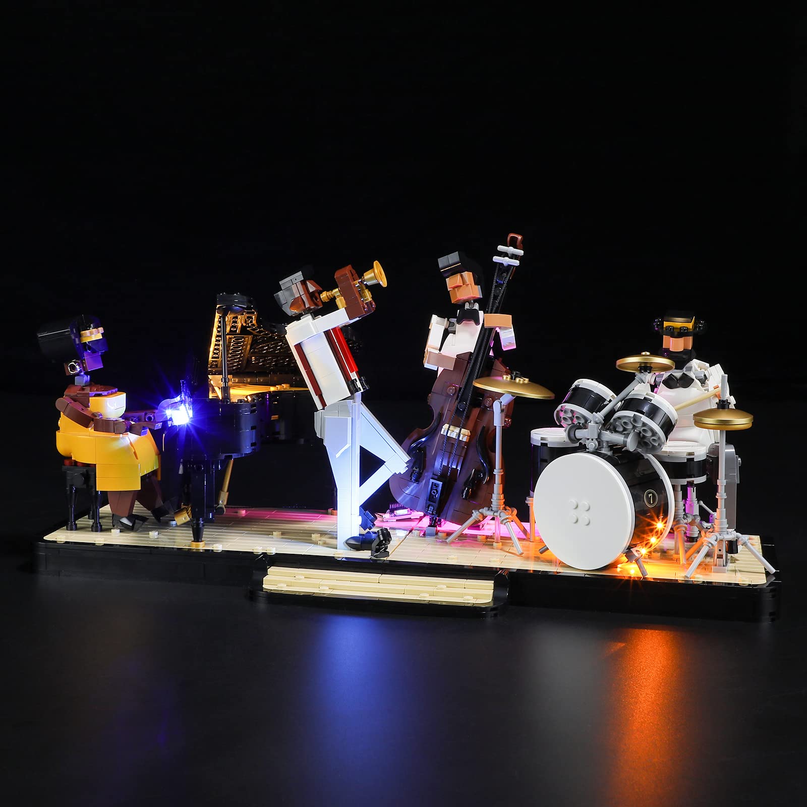 BRIKSMAX Led Lighting Kit for LEGO-21334 Jazz Quartet - Compatible with Lego Ideas Building Blocks Model- Not Include the Lego Set
