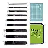 Tlimus 9 Pieces Heavy Duty Round Punch