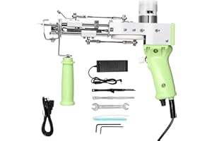 ZOWWFAST Tufting Gun Kit, 2 in 1 Cut Pile/Loop Pile Carpet Tufting Kit Beginner's Carpet Maker Starter Kit