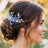 BARTOSI Rhinestone Wedding Hair Clips Sparkly Crystal Hair Clip Bridal Hair Pieces Hair Accessories for Women and Girls