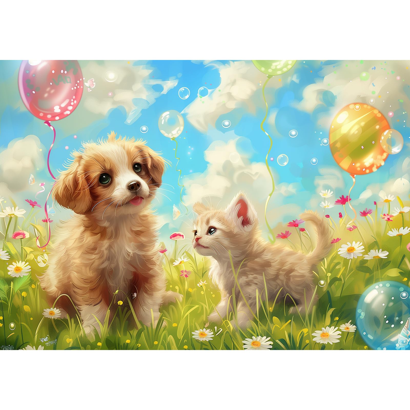 Jigsaw Puzzle 100 Piece for Adults and Children 6+ with Extra Large Pieces Puzzle Gifts — image 1