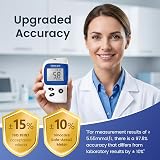 Sinocare Safe Accu2 Blood Sugar Monitor Test Kit 50 Strips 50 Lancets UK view 7
