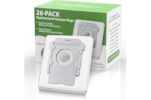 GOFWE 26 Pack Vacuum Bags for iRobot Roomba i7, i7+, i7Plus, i8, i8+, i3, i3+, i4, i4+, i6, i6+, j7, j7+, s9, s9+, s9Plus, i & s & j Series Clean Base Automatic Dirt Disposal Bags