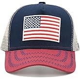 LIRUHOXA Kids Trucker Hat for Boys Girls Ages 2-8, Mesh Back Embroidered Baseball Cap for Toddler