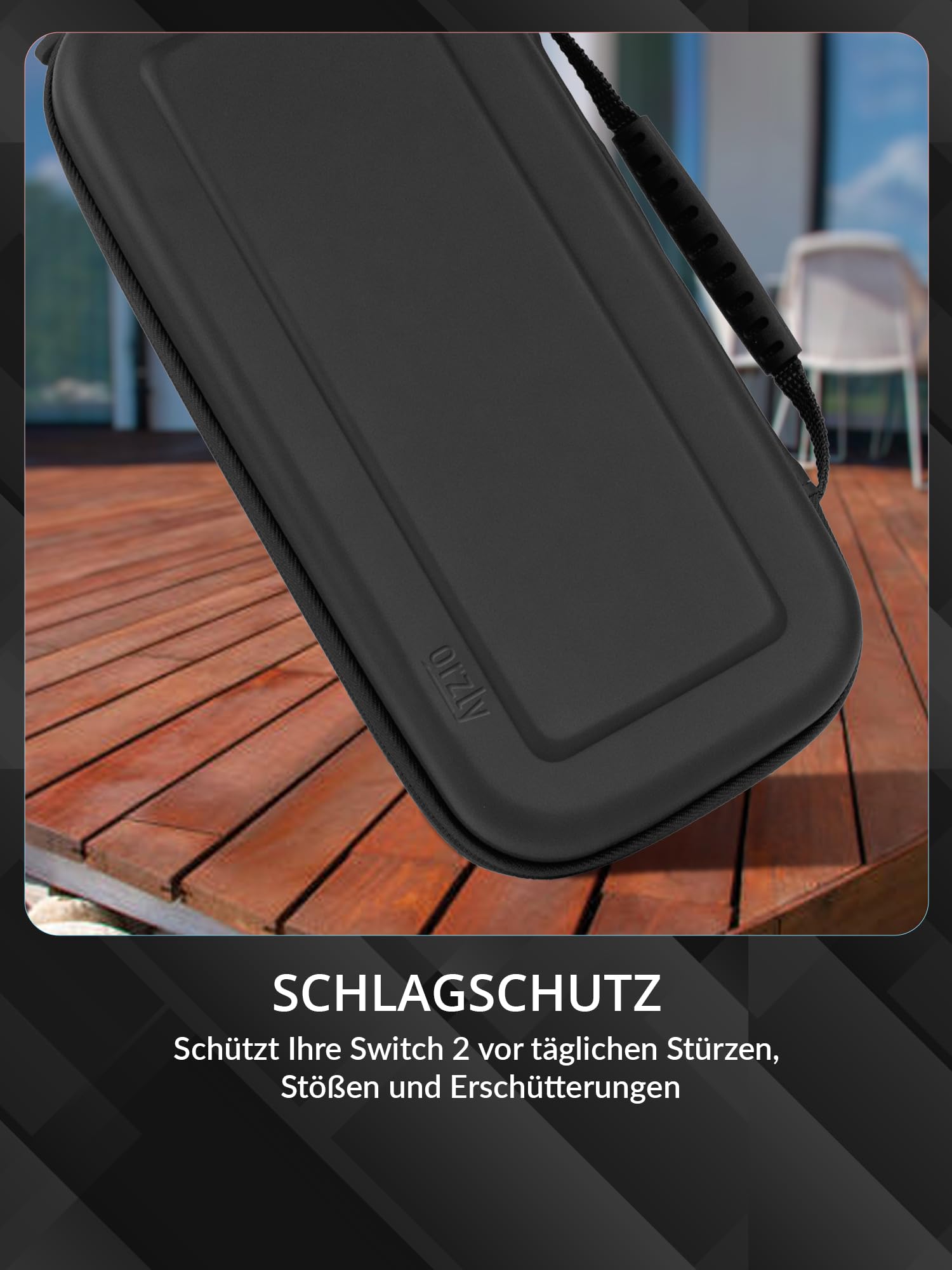 Orzly Tragetasche für die Nintendo Switch 2 (2025) Konsole, 7,9 Zoll Bildschirmschutz, Hartschalenetui mit intelligenter Aufbewahrung für Zubehör und Spiele, Taschen, Geschenkbox-Edition 6