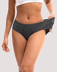 INNERSY Womens Underwear Cotton Hipster Panties