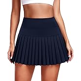 JoyGirl Pleated Tennis Skirt for Women with Shorts Athletic Golf Skort Workout Running Sports Skirts Skorts with Pockets