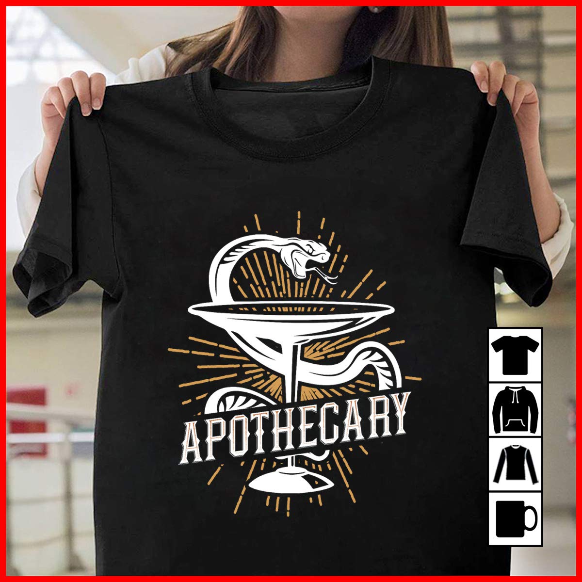 Pharmacist Apothecary Pharmacist And Chemist Design T Shirt Hood