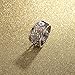 ANGEMIEL 925 Sterling Silver Cubic Zirconia Flower Promise Ring For Women Jewelry Family Friend Love