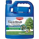 BioAdvanced 12 Month Tree &amp; Shrub Protect and Feed Concentrate - 64 oz | Mix &amp; Pour - Insect Control and Plant Food - Up to 12 Months Protection Bottle