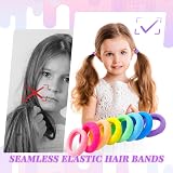 Hanyousheng 200 Pcs Baby Hair Bands Multicolor Seamless Elastic Bobbles view 6
