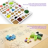 Hyber&Cara Quilling Tools Set 19 Pcs with 45 Colors 900 Strips Board Mould view 5