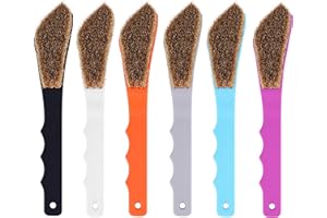TWO STONES Boar Hair Rock Climbing Brush with Ergonomic Handle, Bouldering Boulder Brush as Durable Cleaning Tool for Chalk and Climbing Holds on Wall Indoor or Outdoor