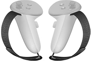 APEXINNO Controller Grips for Meta/Oculus Quest 3S/Quest 3 Accessories, Non-Slip Firm Handle Cover, VR Headset Handle Battery Covers with Adjustable Soft Hand Strap
