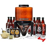 BrewDemon Craft Beer Brewing Kit Signature Pro with Bottles - Conical Fermenter Eliminates Sediment and Makes Great…