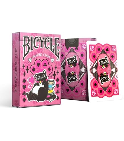 Amazon.com: Bicycle Kuromi Sanrio Playing Cards, Black, Pink and