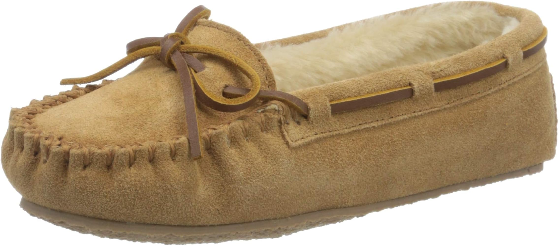 minnetonka fur slippers