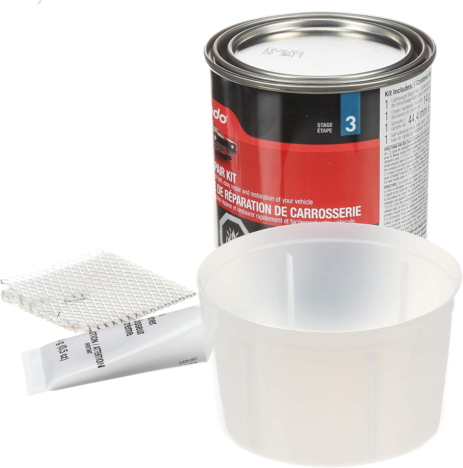 Bondo Body Repair Kit, 00312, Everything You Need to Get Started, 1 Kit: Garden & Outdoor