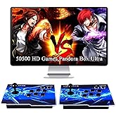 GWALSNTH 50500 in 1 Pandora Box Ultra Arcade Games Console, Plug and Play Video Games,1280X720 HD Display,49 Games Emulators,256GB TF Card,Up to 4 Players,Splited Type