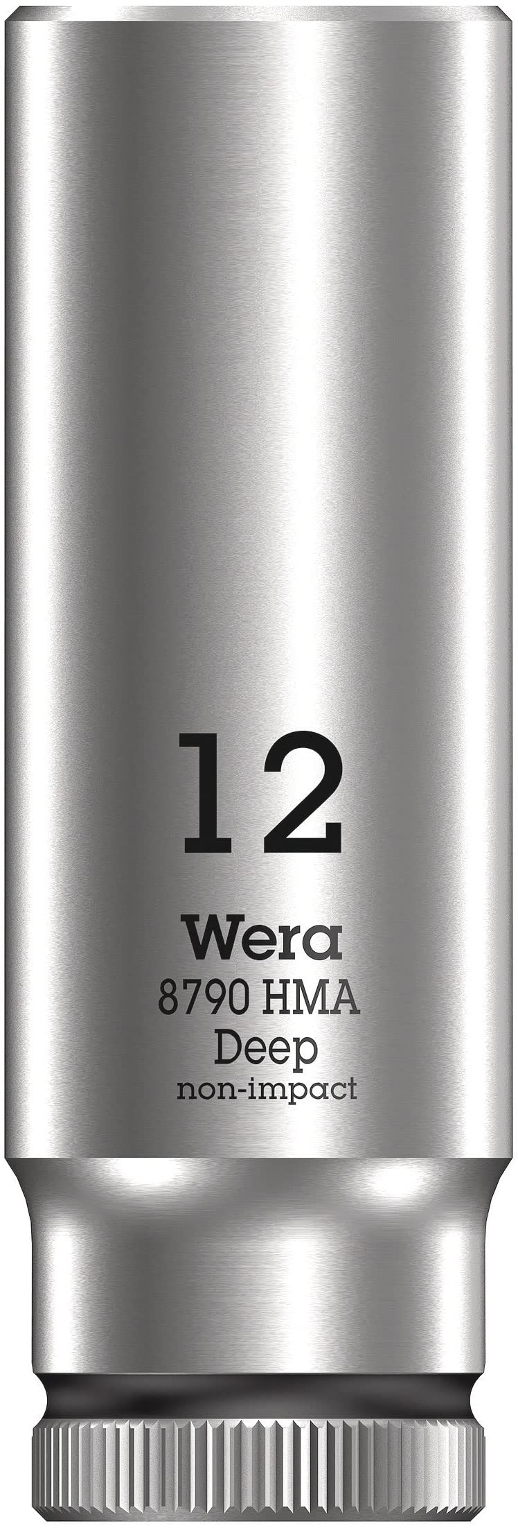 Wera 05004509001 8790 HMA Deep Socket, Black, 12.0 mm