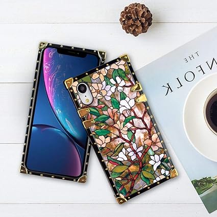 Amazon Com Square Case Cover Fits For Iphone Xr 6 1 Version