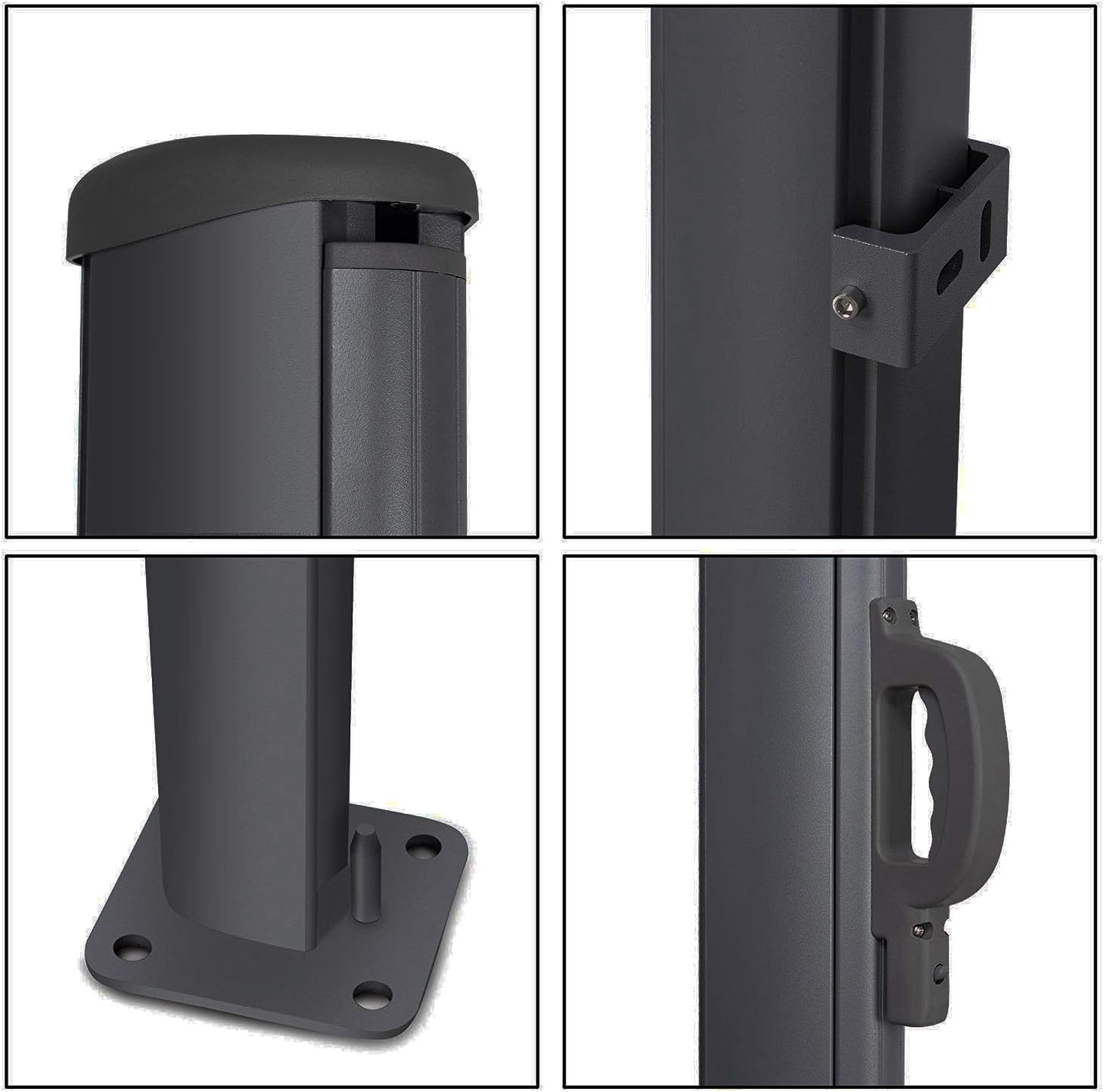 sogeshome 63 inches patio privacy screen retractable side