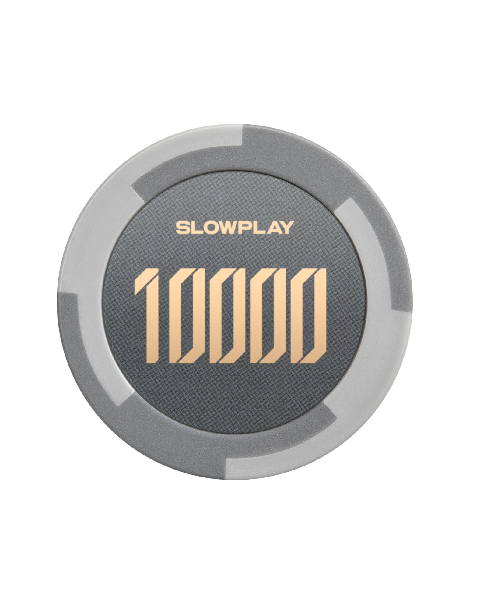 SLOWPLAY Godel Clay Poker Chips, 14 Grams Heavyweight Clay Composite, 40mm Large Chips in Bulk, Pack of 50 with Denomination of 10000