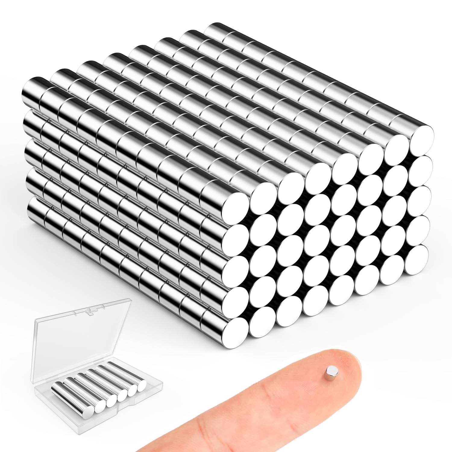 Photo 1 of ***ONLY 3***
Small Disc Magnets, Caturledas 400 Pack 3x3mm Small Round Magnetic Rare Earth Neodymium Magnet, Silver