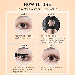 DGSHRHD Heated Eyelash Curlers,USB Rechargeable