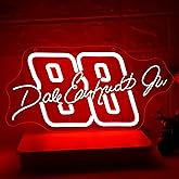 Race Car Neon Sign for Wall Decor Dimmable Race Car Neon Light Suitable for Man Cave Room Decor Light Up Sign for Bedroom Playroom Birthday Party Gift for Man Size13.7 * 7.0In(P233)